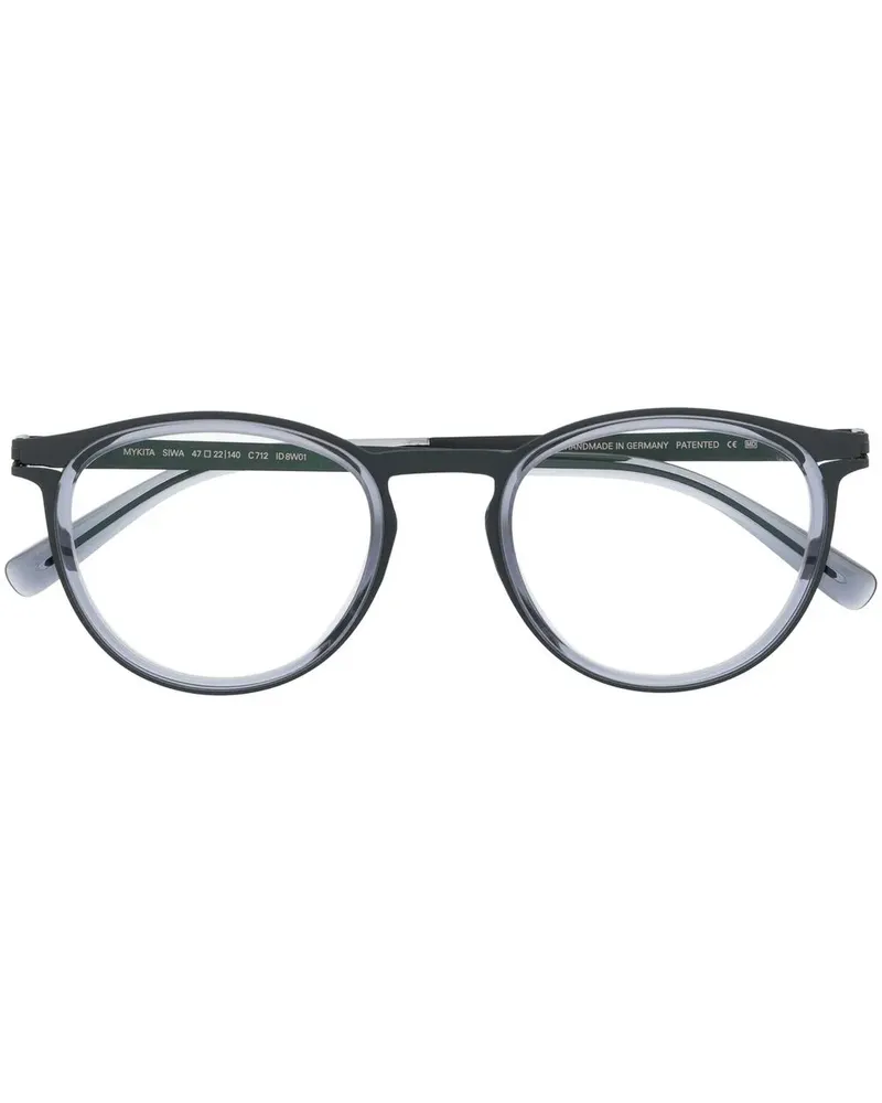 Mykita Keelut Brille mit rundem Gestell - Grau Grau