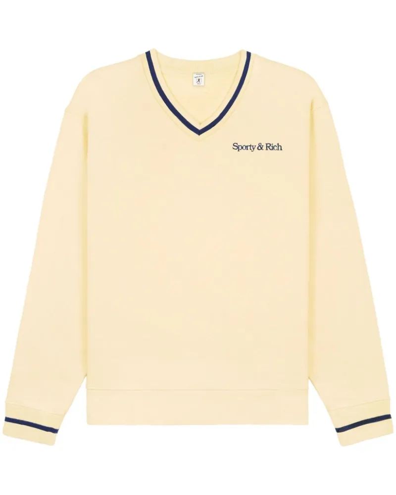 SPORTY & RICH New Serif Pullover - Nude Nude