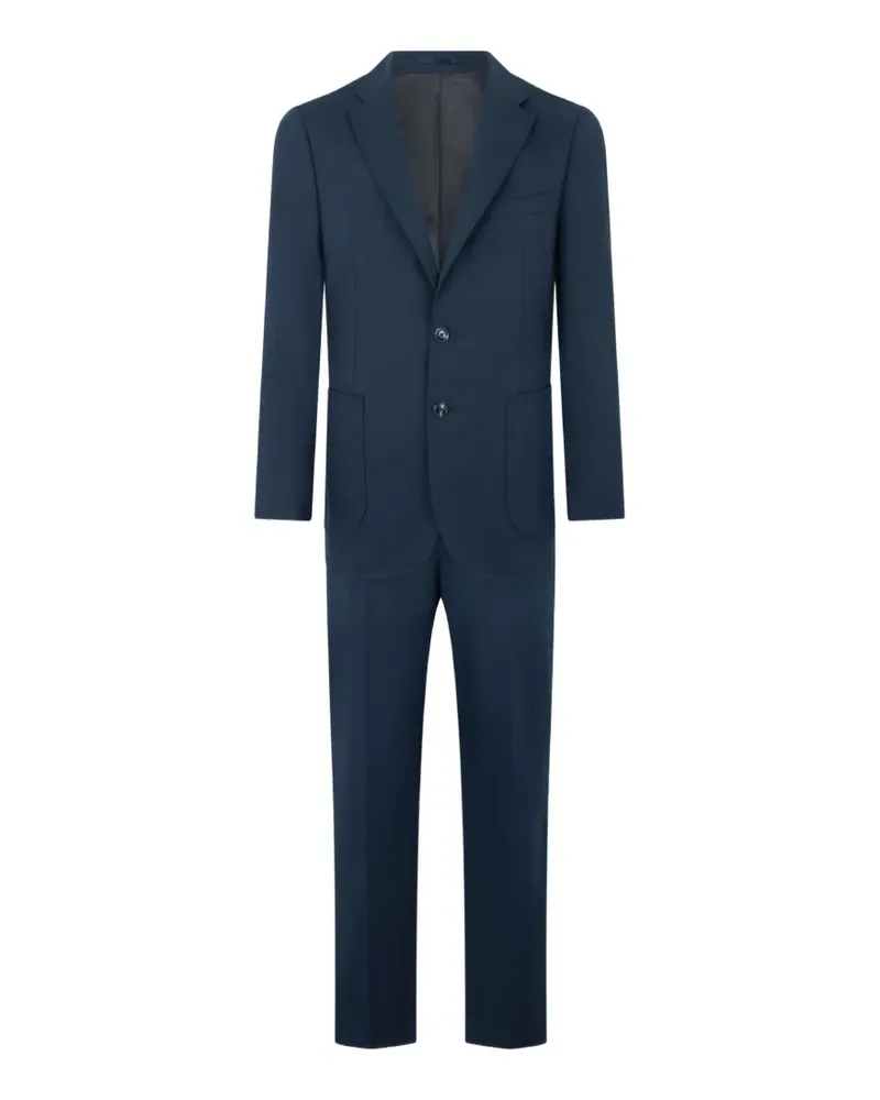 Roberto Cavalli notch-lapels single-breasted suit - Blau Blau