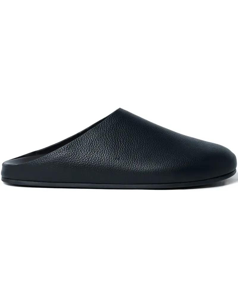 The Row Flache Hudson Mules - Schwarz Schwarz