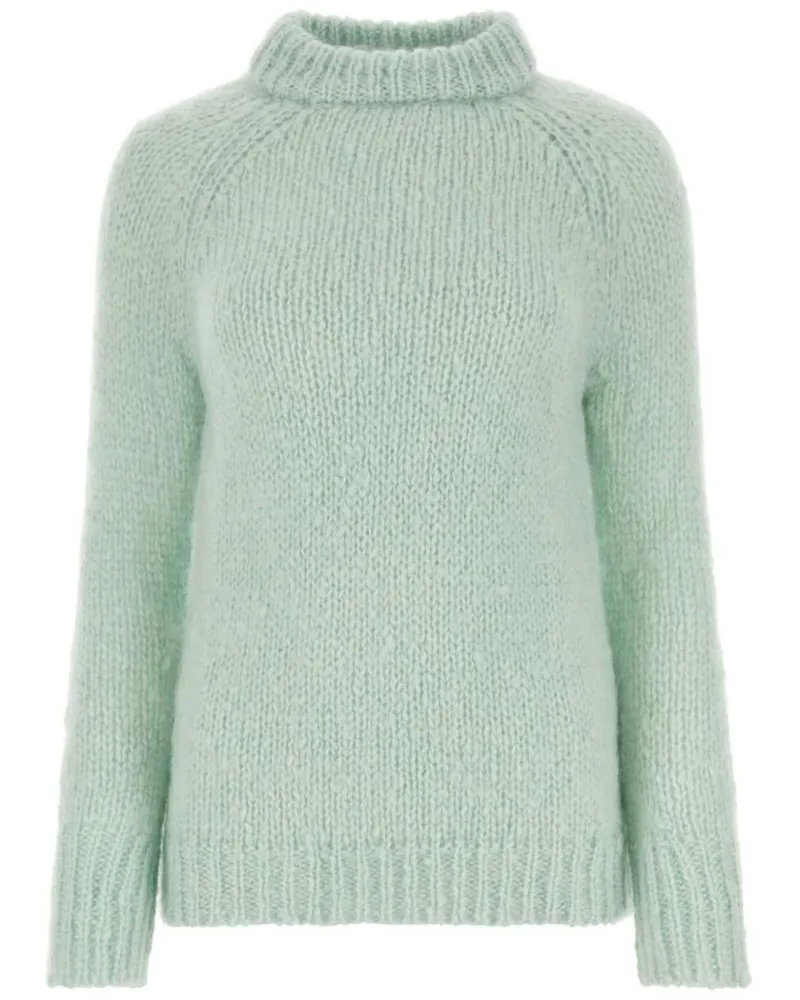 Cecilie Bahnsen Pullover mit rundem Ausschnitt Blau