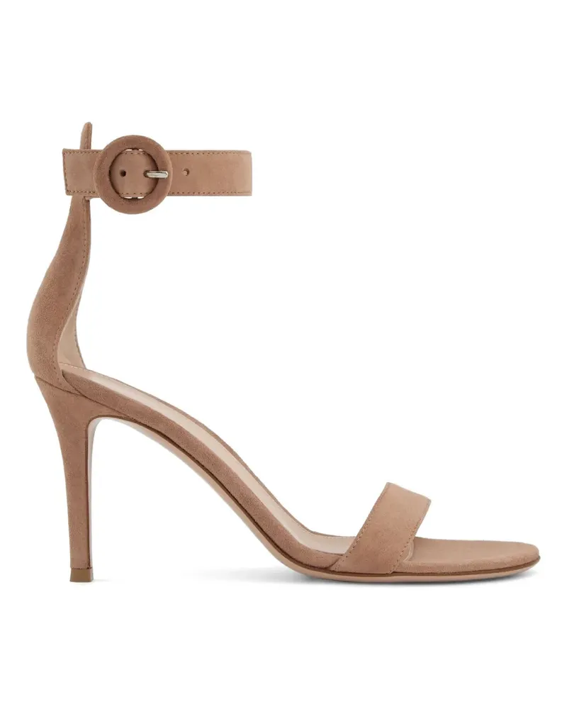 Gianvito Rossi buckle strap pumps - Nude Nude