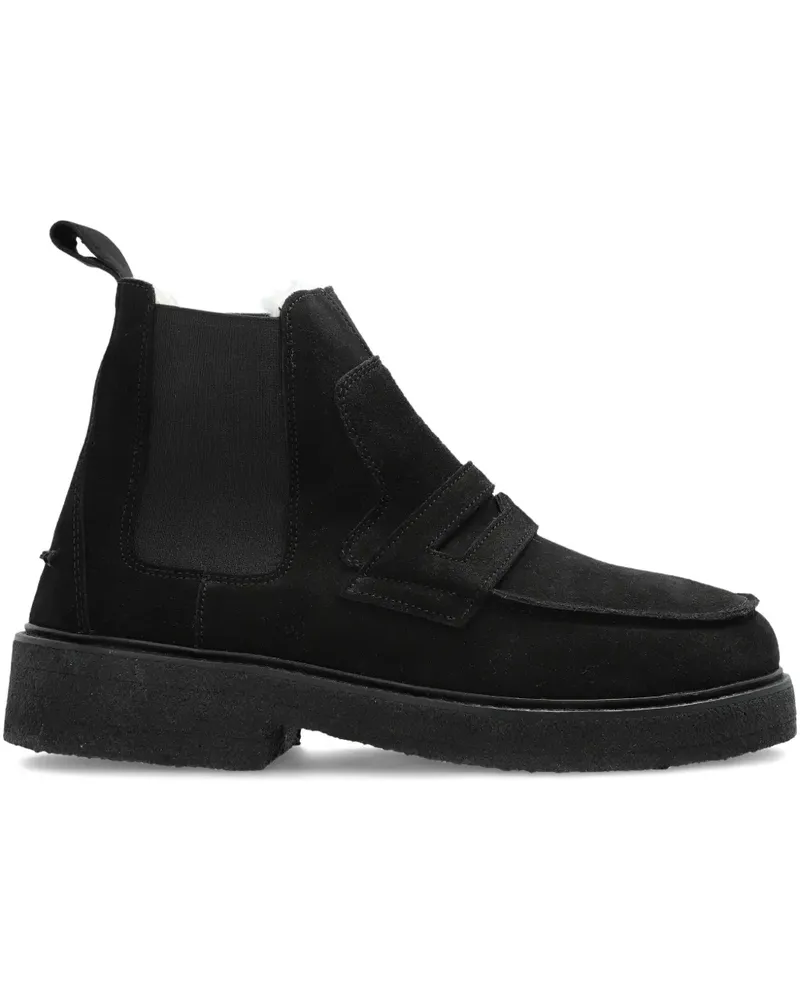 INUIKII Penny-Stiefel mit elastischen Einsätzen - Schwarz Schwarz