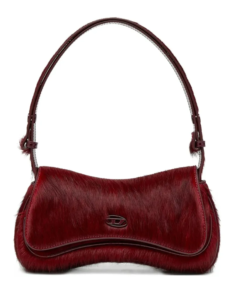 Diesel Play Clutch aus Kalbsleder - Rot Rot