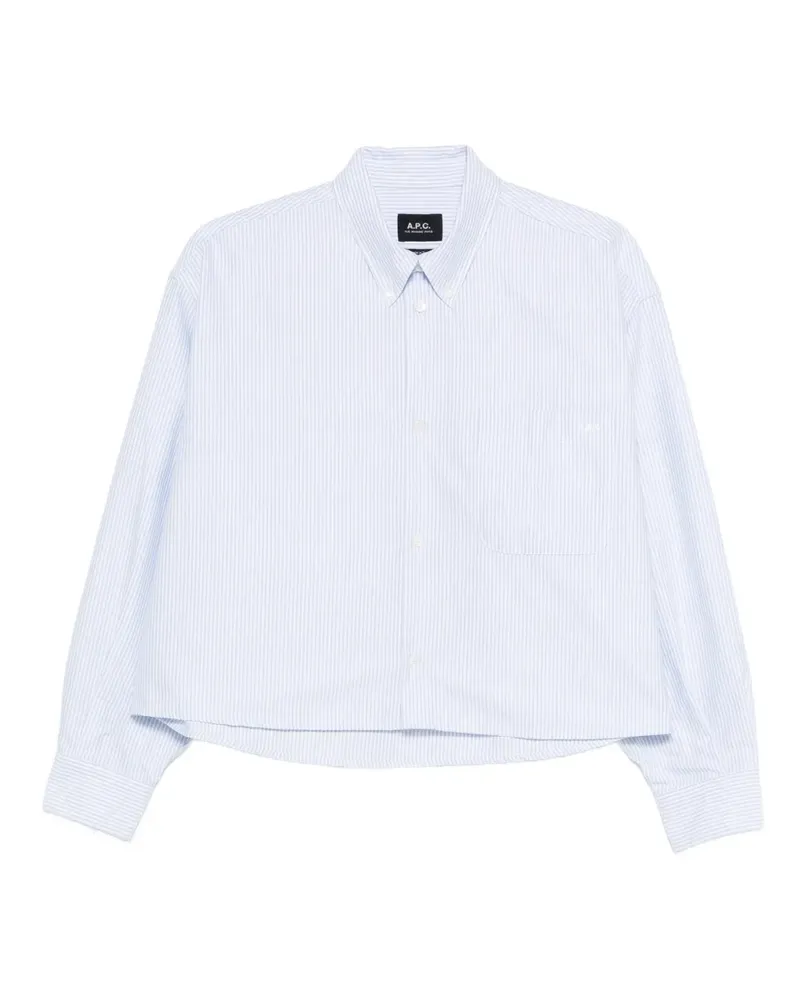 A.P.C. Sophia striped shirt - Weiß Weiß