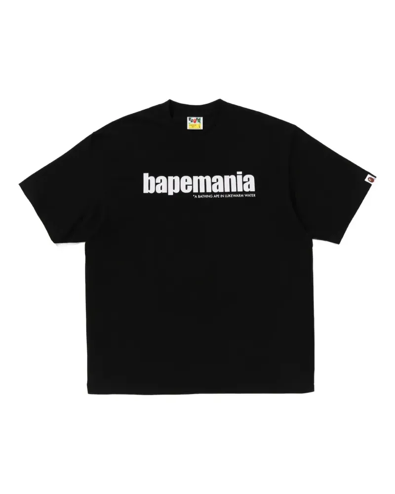BAPE logo-print T-shirt - Schwarz Schwarz