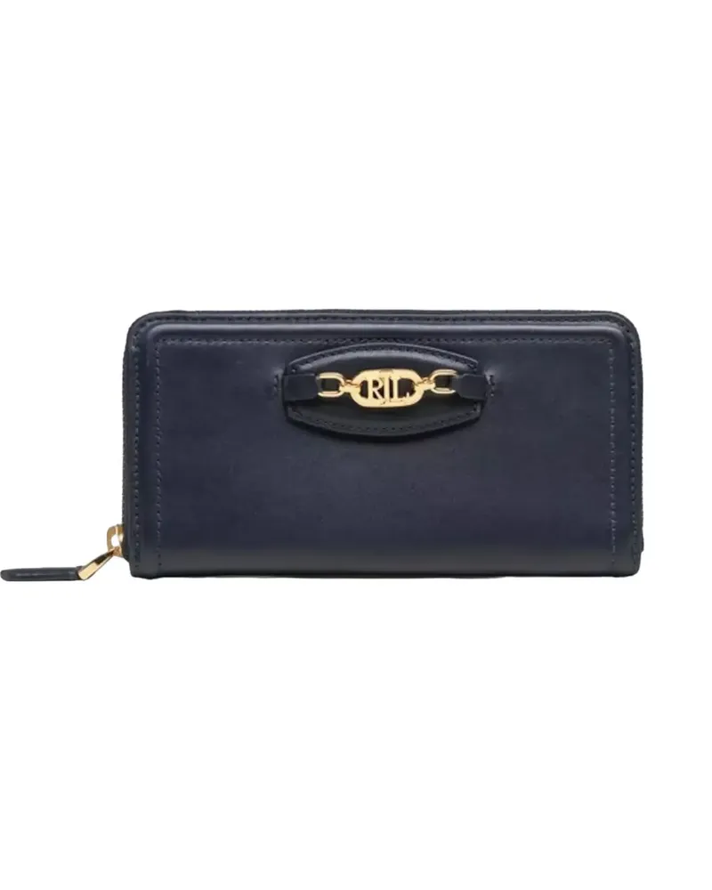 Ralph Lauren logo zip wallet - Blau Blau