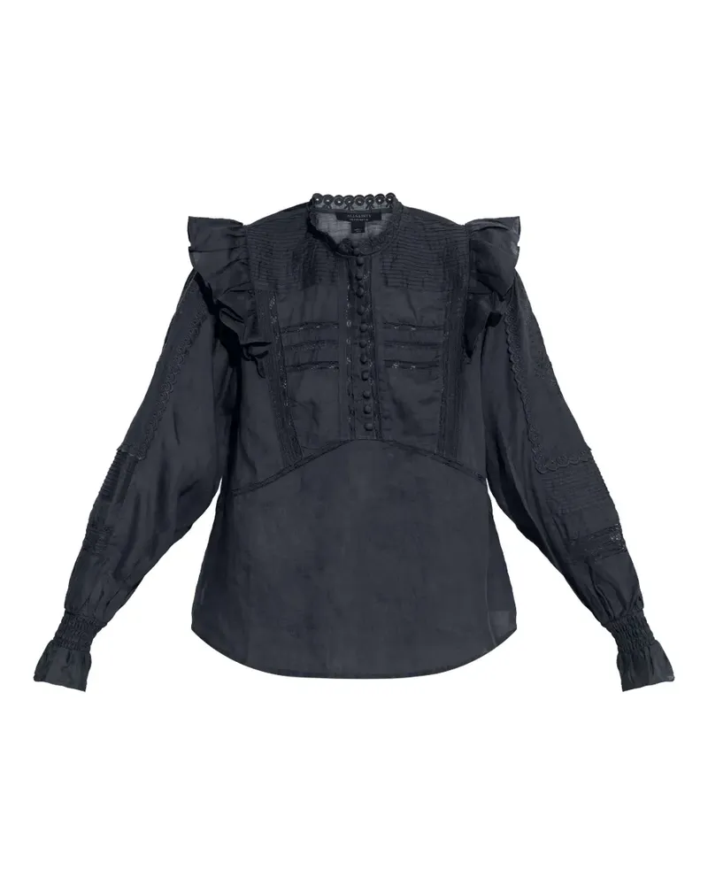 AllSaints Heather Bluse - Blau Blau