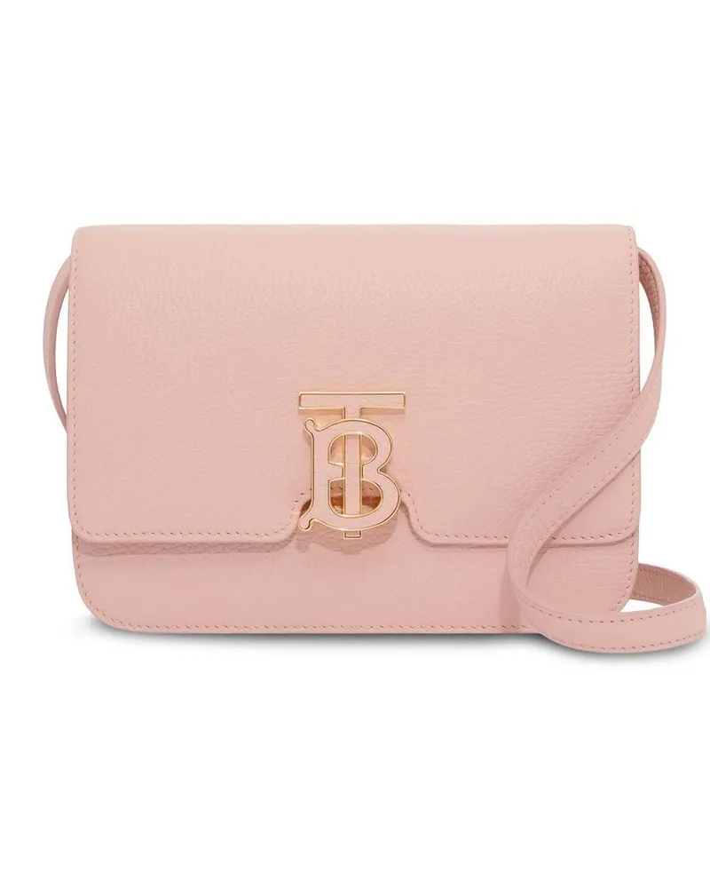 Burberry Schultertasche mit Logo-Schild - Rosa Rosa