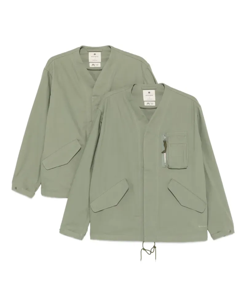 Snow Peak zip-fastening pocket jacket - Grün Grün