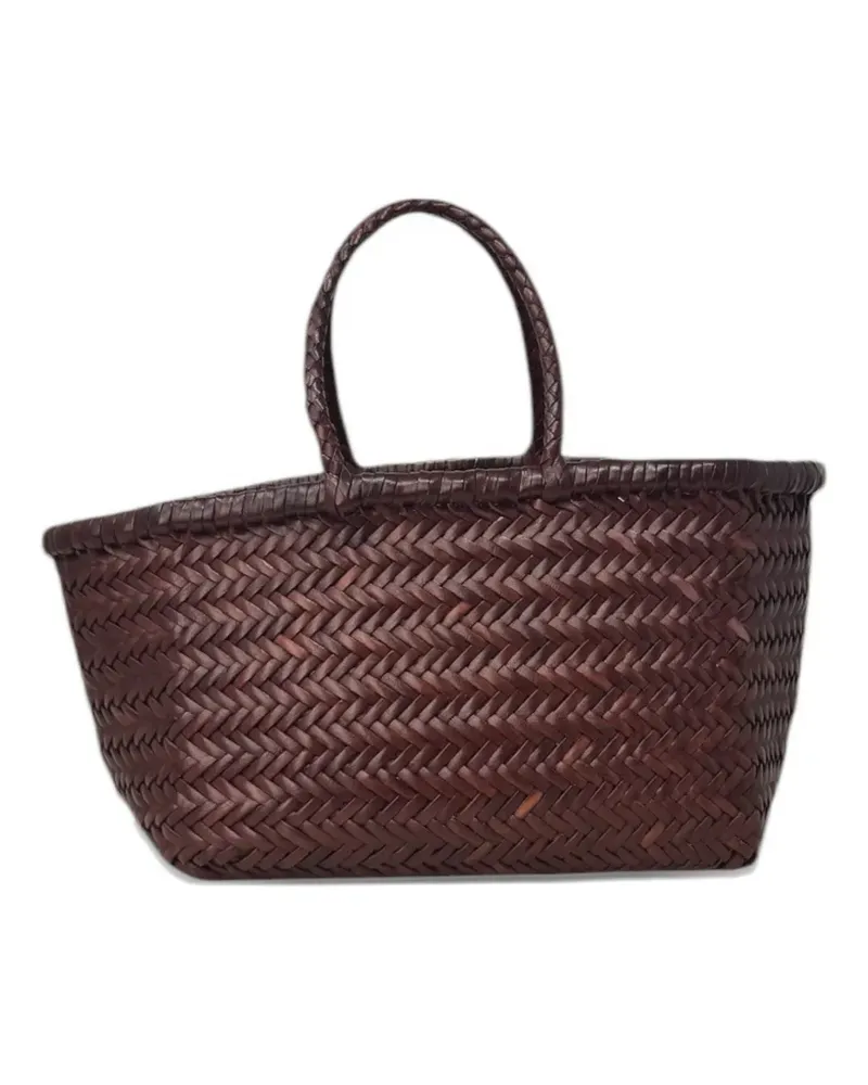 DKNY Triple Jump woven tote bag - Braun Braun