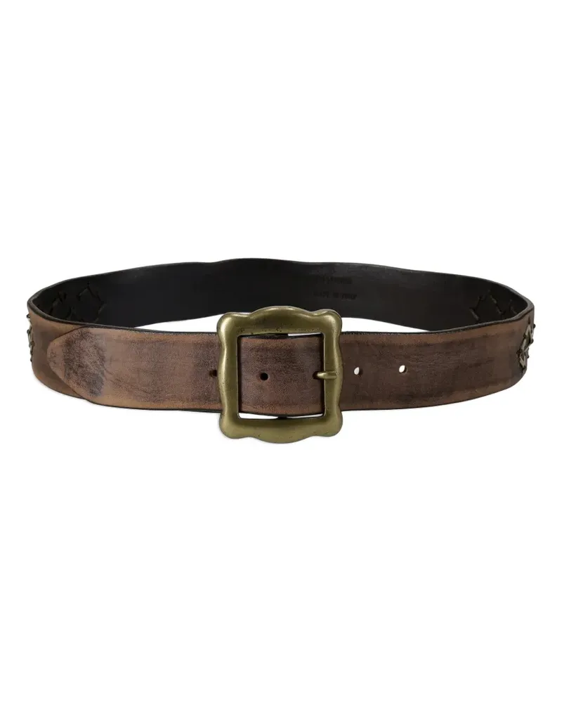 Fortela Tami buckle leather belt - Braun Braun