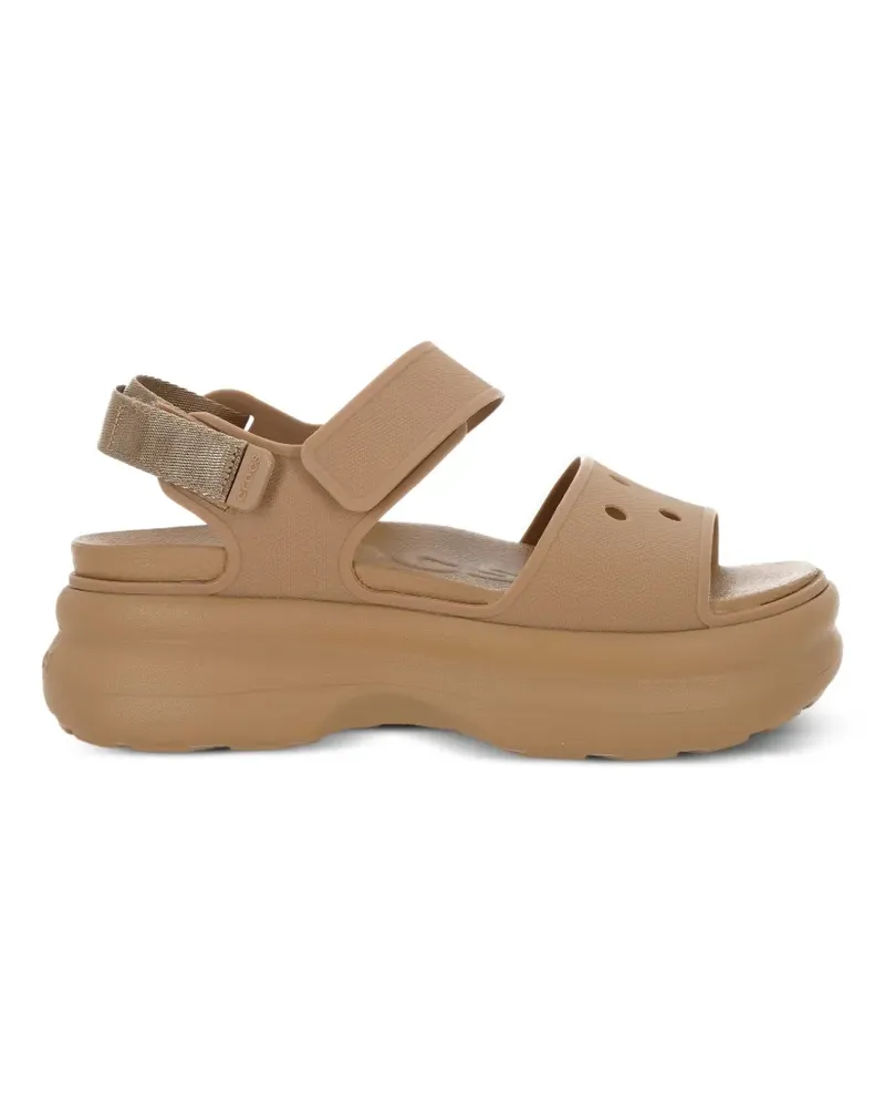 Crocs Soho Y-Strap Plateau-Sandalen - Nude Nude