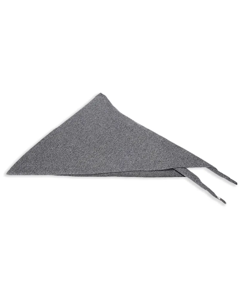 extreme cashmere Meliertes Bandana - Grau Grau