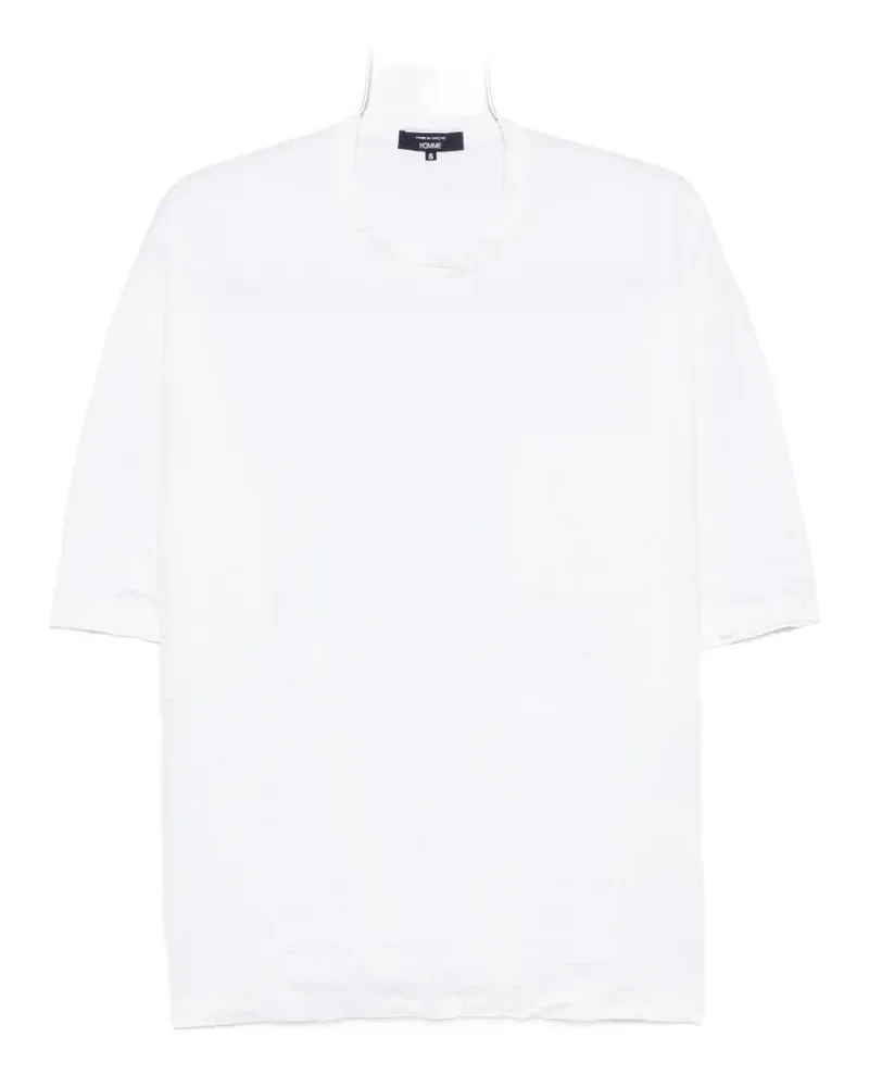 Comme des Garçons patch-pocket T-shirt - Weiß Weiß