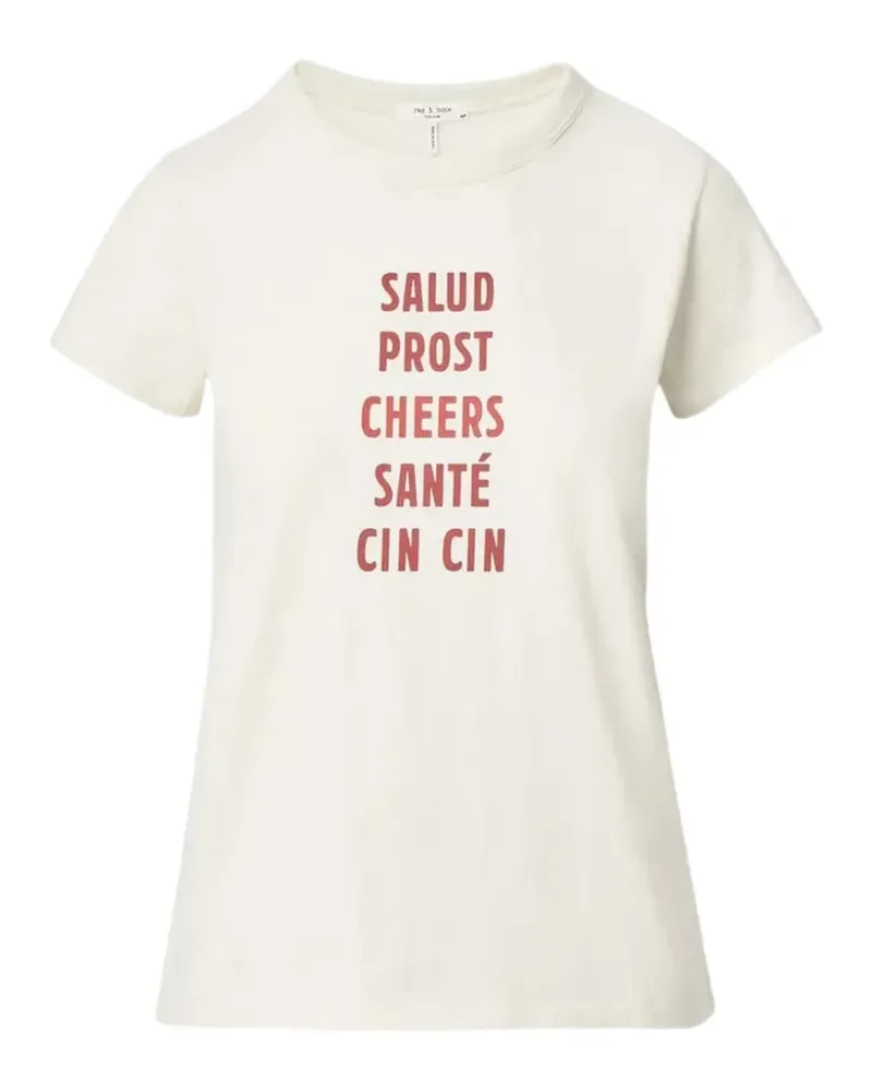 Rag & Bone Cheers T-Shirt - Weiß Weiß