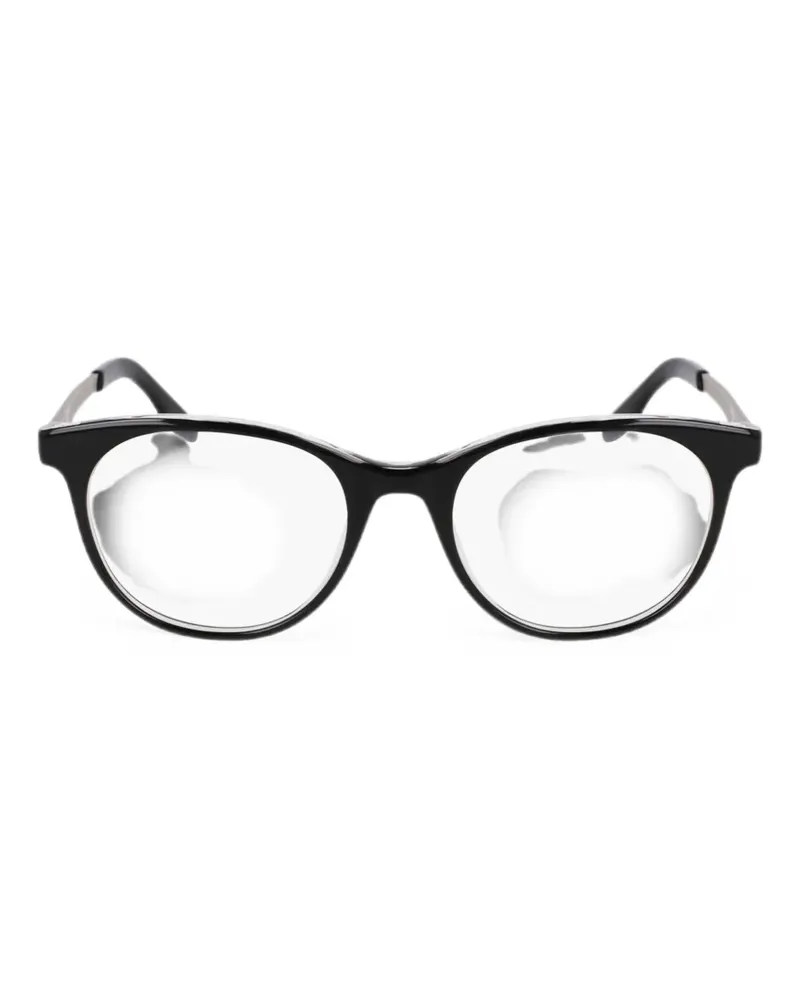 Nike Brille mit rundem Gestell - Schwarz Schwarz