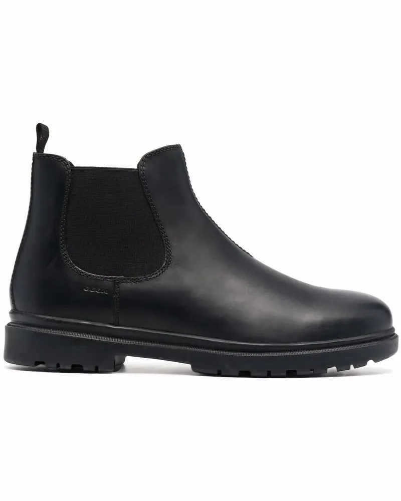 Geox Klassische Chelsea-Boots - Schwarz Schwarz