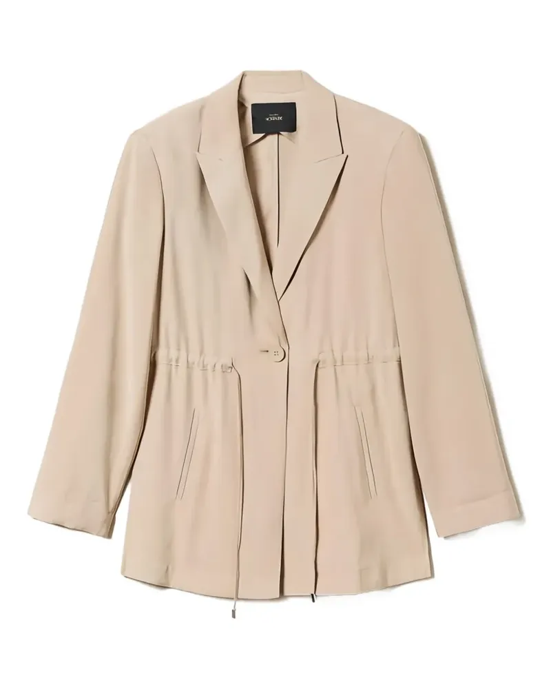 Twin-Set Einreihiger Blazer - Nude Nude