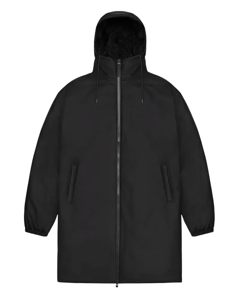 RAINS Isolierte Lohja Long Jacke - Schwarz Schwarz