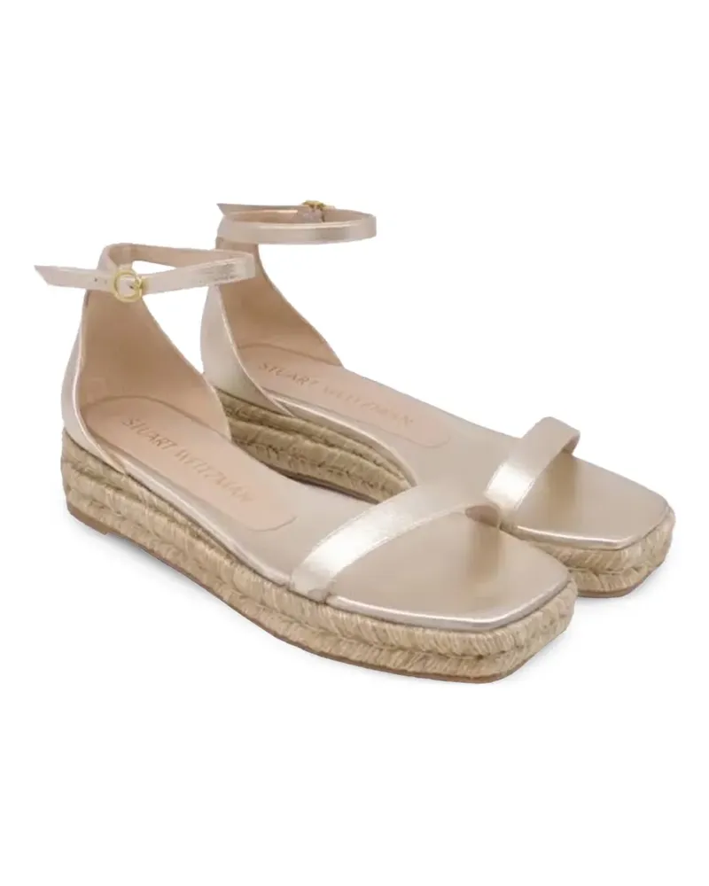Stuart Weitzman 2020s Nudistcurve Espadrilles - Gold Gold