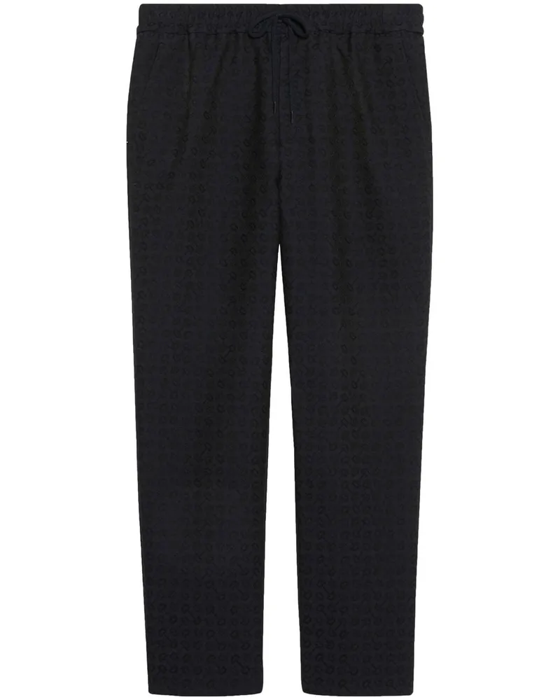 Gucci Hose aus Horsebit-Jacquard - Blau Blau