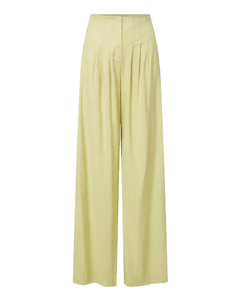 Veronica Beard Hoyt pleated trousers - Gelb Gelb