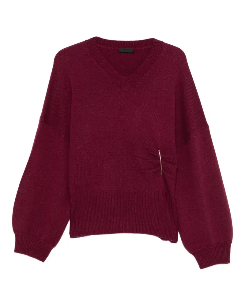 Liu Jo Pullover mit V-Ausschnitt - Violett Violett