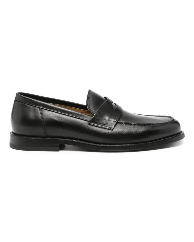 Neil Barrett leather penny loafers - Schwarz Schwarz