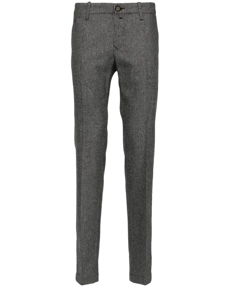 Jacob Cohën Hose mit Hahnentrittmuster - Grau Grau