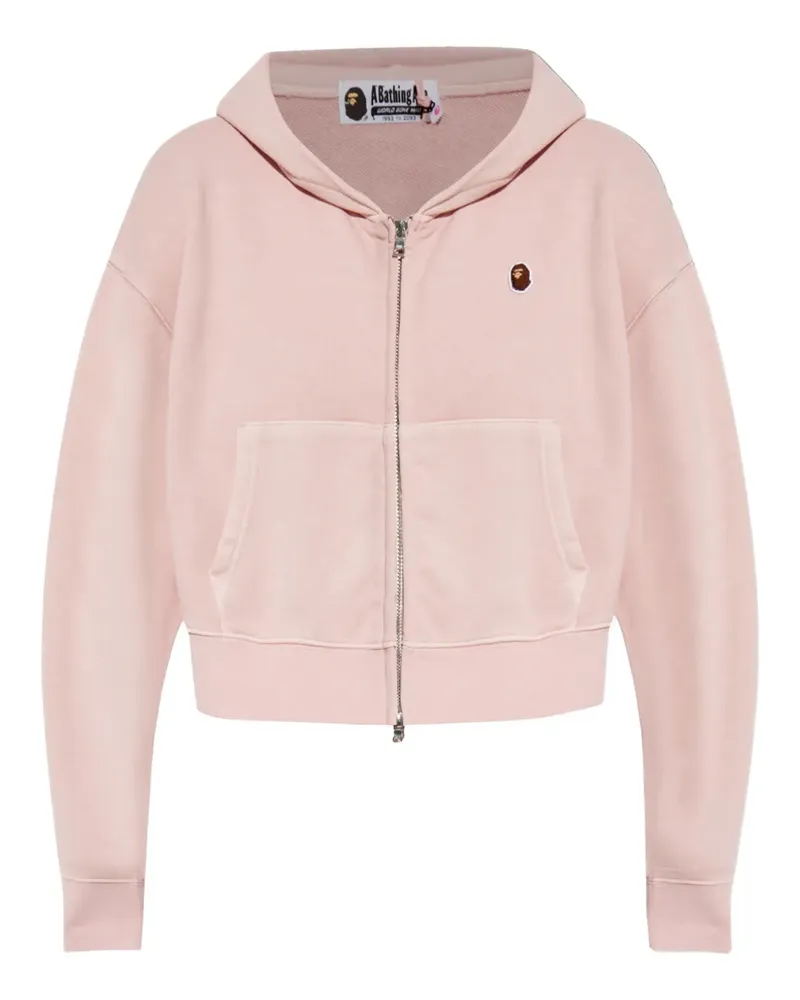 BAPE Kapuzenjacke mit Logo - Rosa Rosa