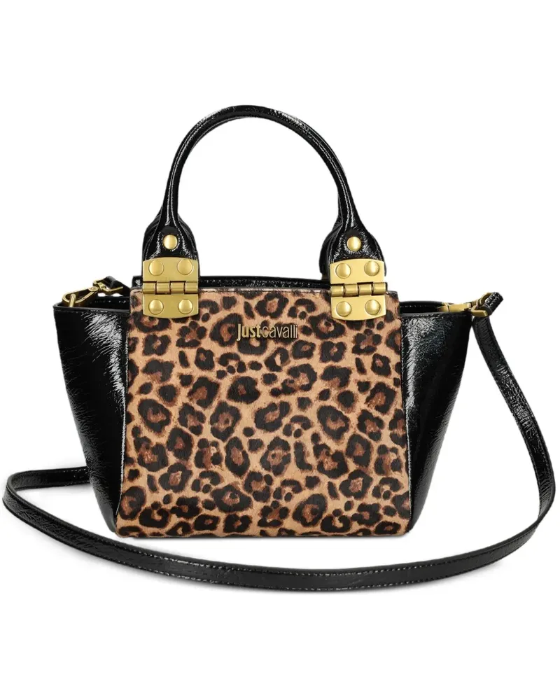Just Cavalli Shopper mit Leoparden-Print - Braun Braun