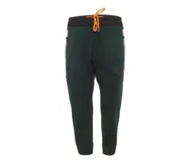 cropped track pants - Grün