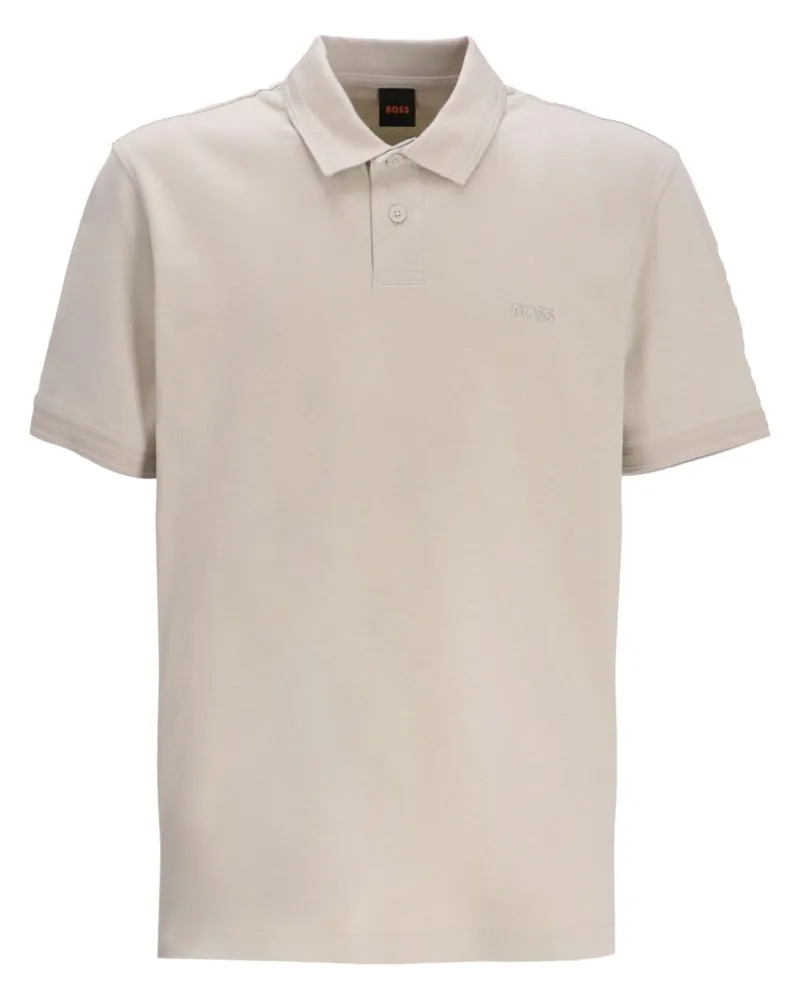HUGO BOSS Poloshirt mit Logo-Stickerei - Nude Nude