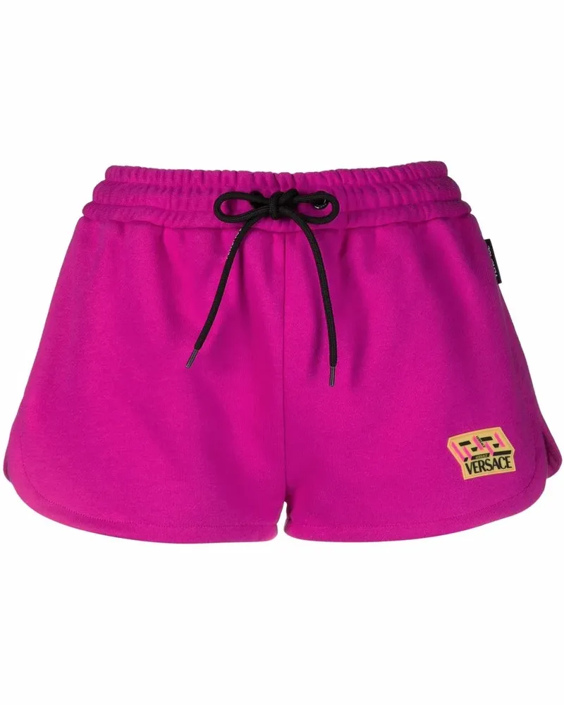 Versace Joggingshorts mit Kordelzug - Rosa Rosa