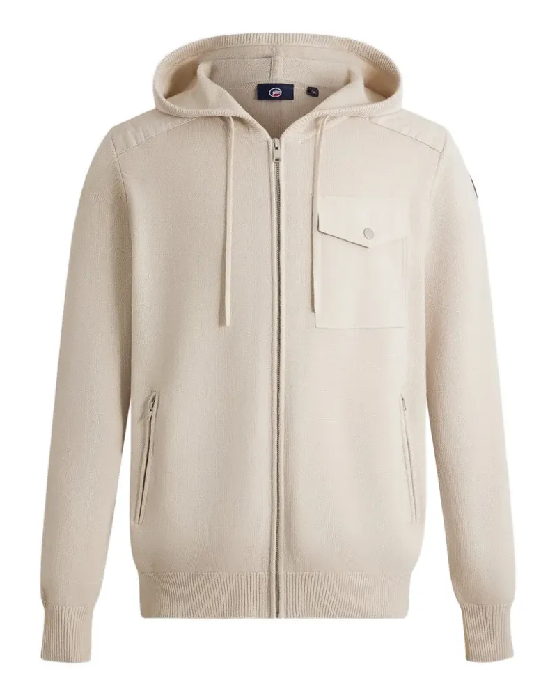 FUSALP Mayance zip-up wool hoodie - Nude Nude