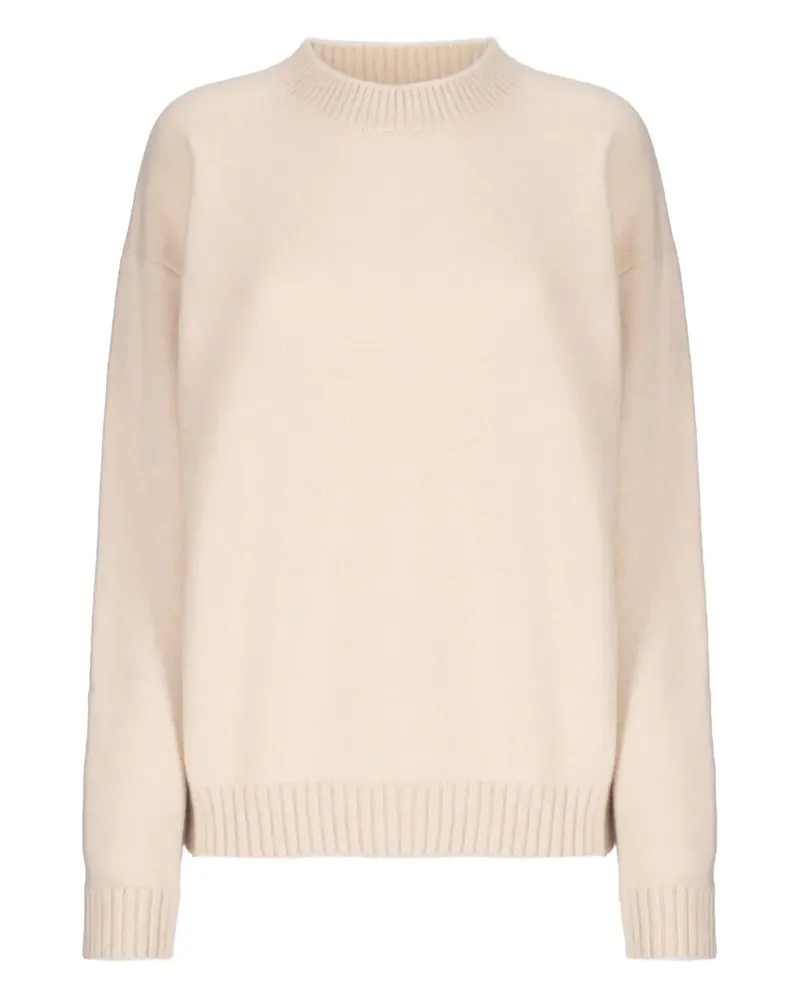 Laneus Pullover mit Rundhalsausschnitt - Nude Nude