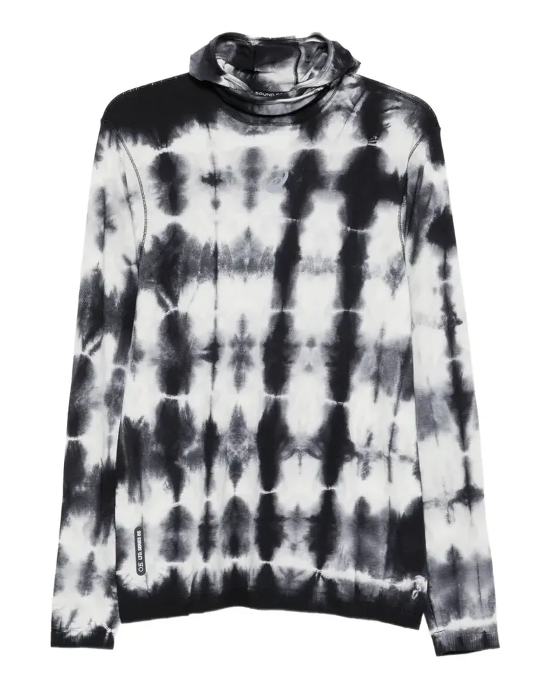 Asics tie-dye long-sleeve T-shirt - Weiß Weiß