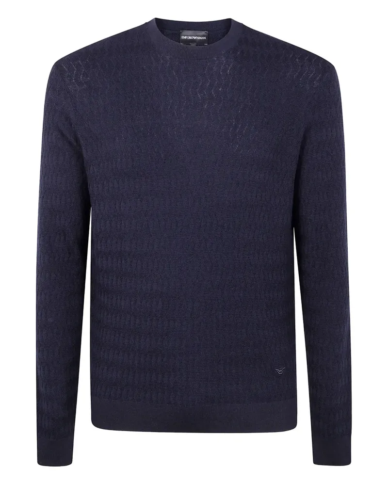 Emporio Armani Pullover aus Kaschmirgemisch - Blau Blau