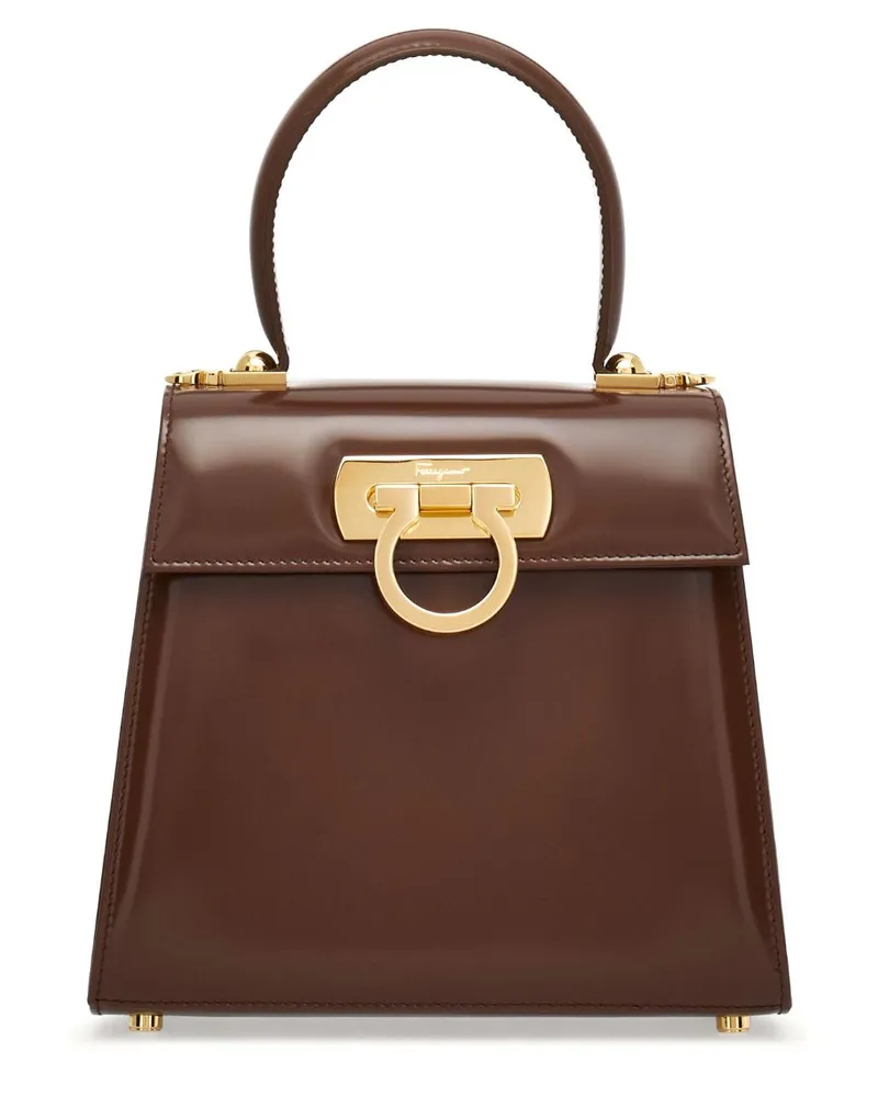 Ferragamo Iconic Handtasche Braun