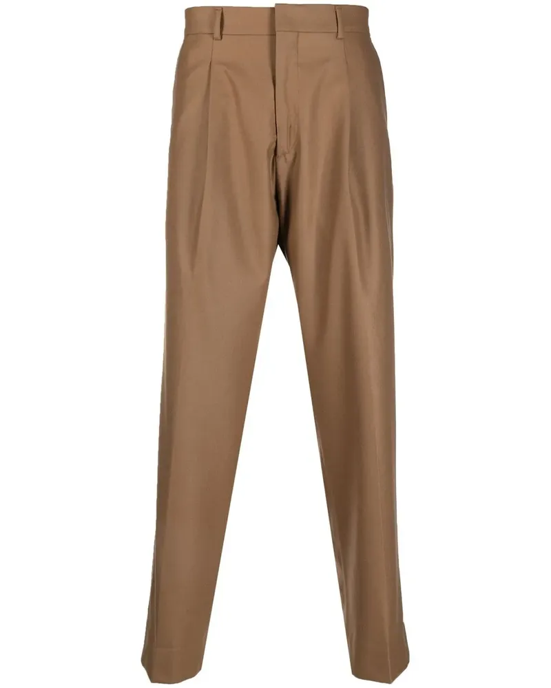 Costumein Klassische Bundfaltenhose - Braun Braun