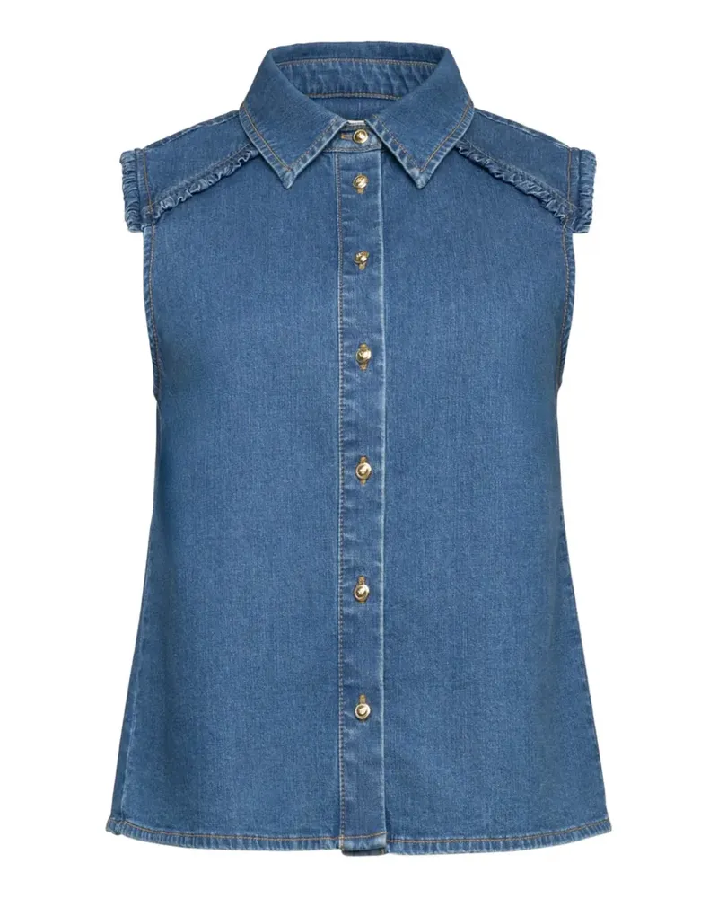 Cinq à Sept Florance denim top - Blau Blau
