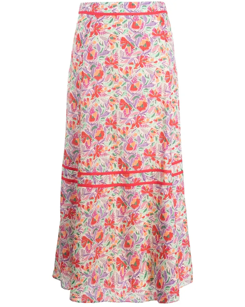 ba&sh Rock mit grafischem Print - Nude Nude