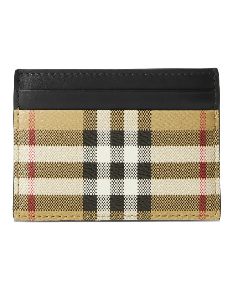 Burberry check-pattern cardholder - Nude Nude