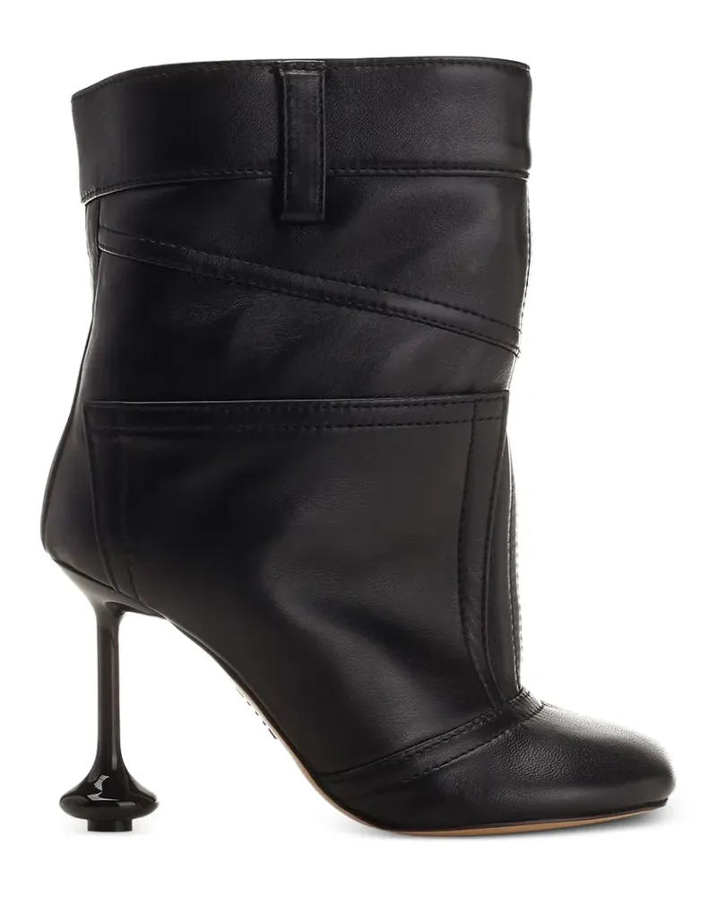 Loewe Toy petal-toe leather ankle boots - Schwarz Schwarz