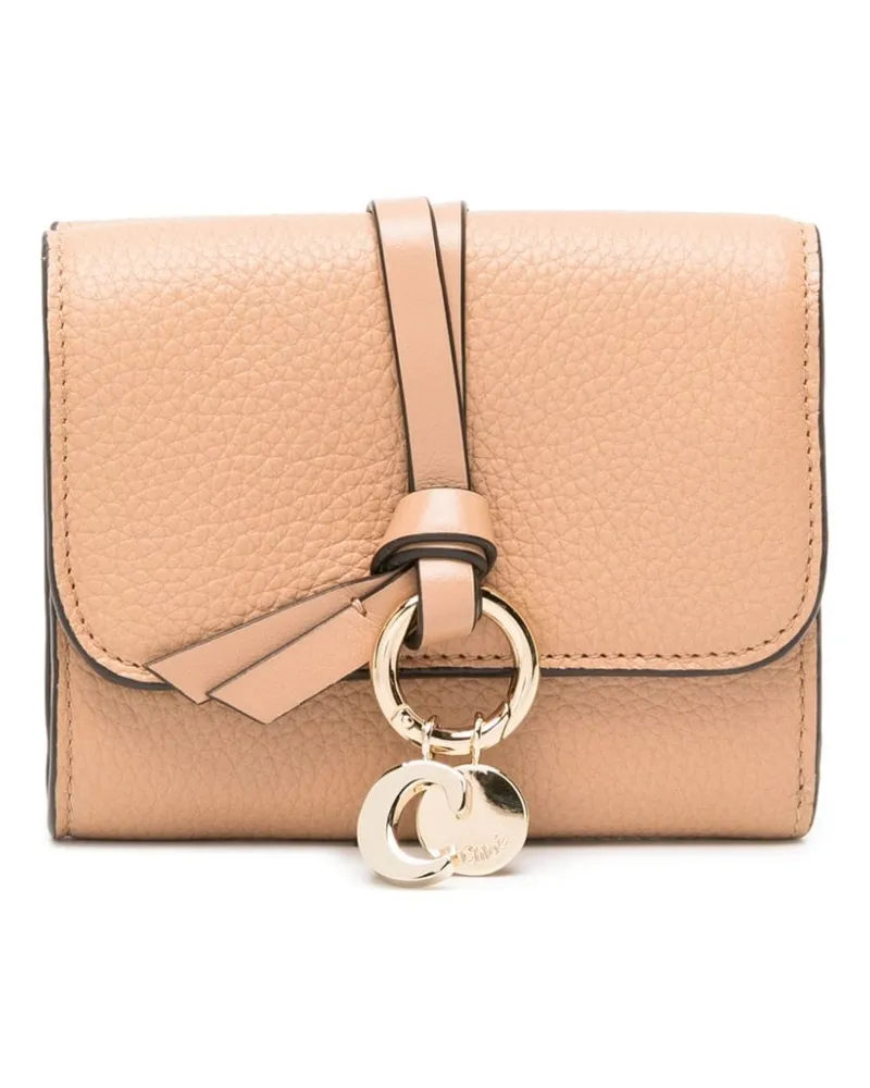 Chloé Kleines Alphabet Portemonnaie - Nude Nude