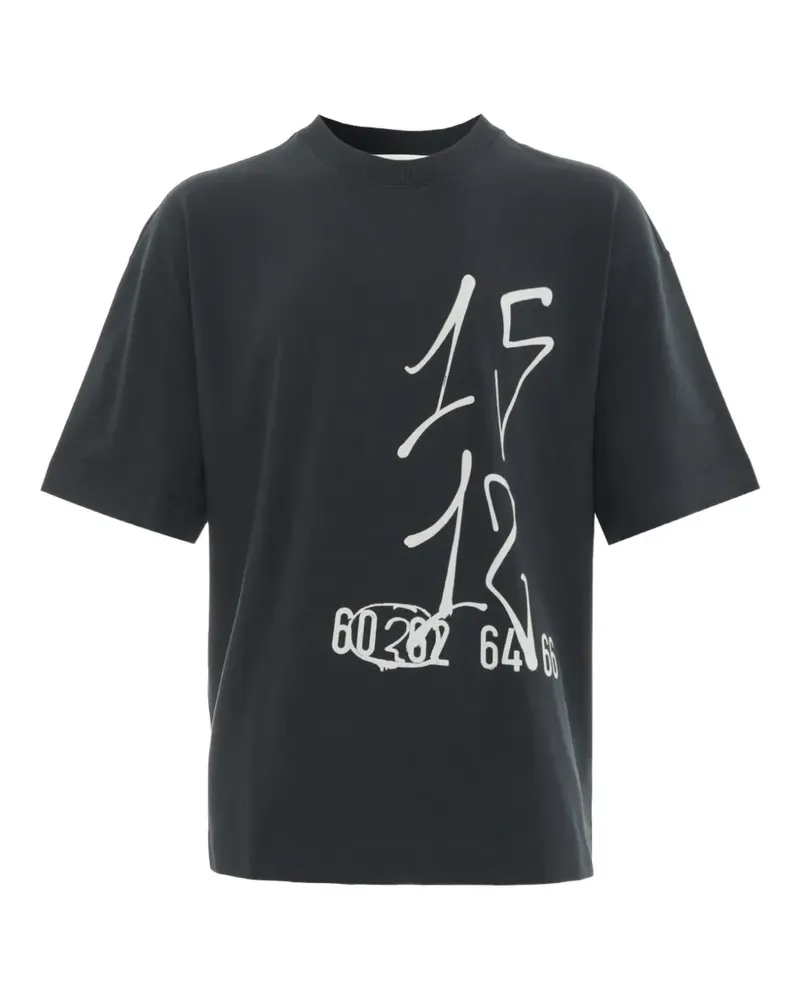 Applied Art Forms LM1-4 T-Shirt im Oversized-Look - Schwarz Schwarz