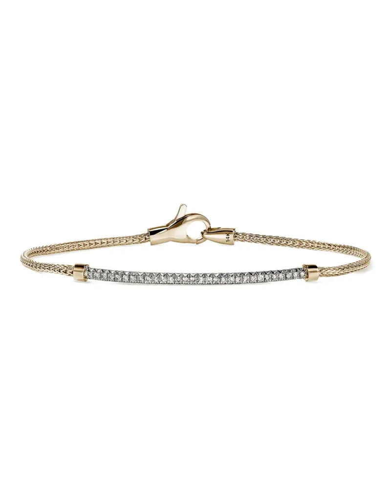 John Hardy Essential Armband mit Diamanten - Gold Gold