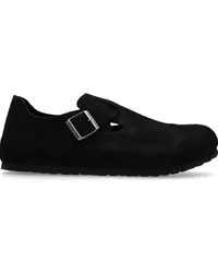 Birkenstock London Loafer aus Wildleder Schwarz