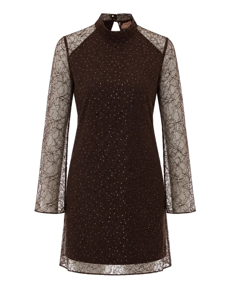 Twin-Set sequin-embellished lace dress - Braun Braun